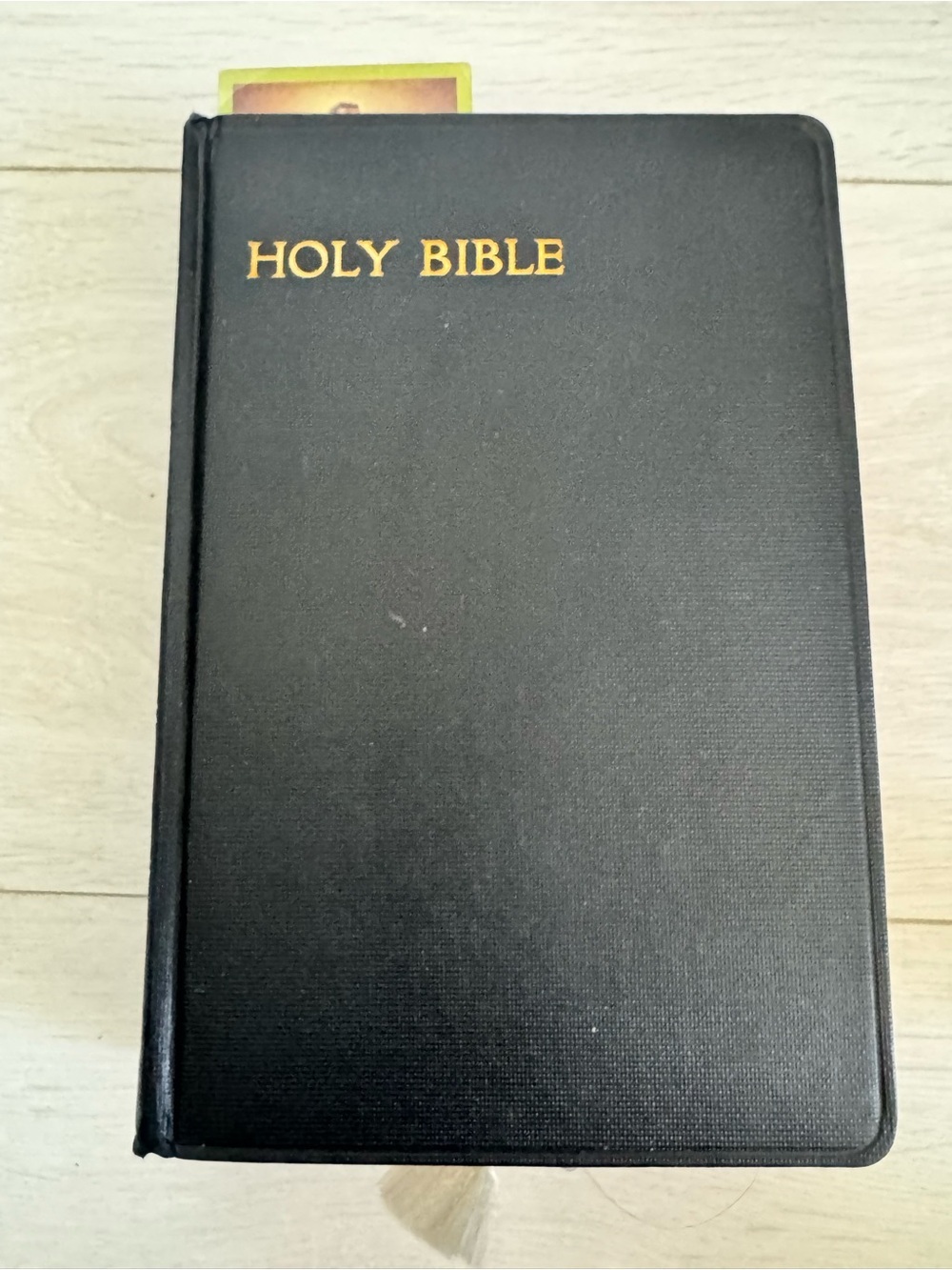 Holy Bible Leather Bound Gifted in 1964